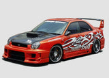 CS978FKD - CHARGE SPEED 2002-2003 SUBARU IMPREZA GD-A ZENKI/ ROUND EYE MODEL TYPE-2 FULL BUMPER KIT WITH 3D CARBON CENTER FLAP