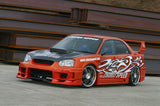 CS977FKDW - CHARGE SPEED 2004-2005 SUBARU IMPREZA GD-B PEANUT EYE SUPER GT WIDE BODY KIT FULL KIT WITH 3D CARBON