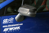 CS9735DMC - CHARGE SPEED 2015-2021 SUBARU WRX STI 4 DOORS SEDAN VA/ WRX S4 VAG JDM RHD CARBON DOOR MIRROR COWL