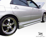 Extreme Dimensions 2002-2007 Subaru Impreza WRX STI Duraflex C-1 Side Skirts Rocker Panels - 2 Piece