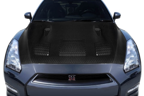 2009-2016 NISSAN GT-R R35 CARBON CREATIONS GEO6IX GT2 HOOD - 1 PIECE