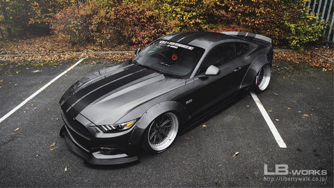 LB★WORKS S550 FORD MUSTANG DUCT BONNET HOOD (2015+)