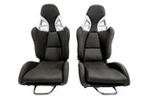 F1SPEC 997 GT2 RECLINE SEAT (PAIR) - FRP with Black Cloth