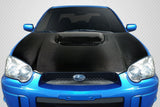 Extreme Dimensions 2004-2005 Subaru Impreza WRX STI Carbon Creations STI Look Hood - 1 Piece