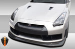 Extreme Dimensions 2009-2016 Nissan GT-R R35 Eros Version 4 Front Bumper Cover - 1 Piece