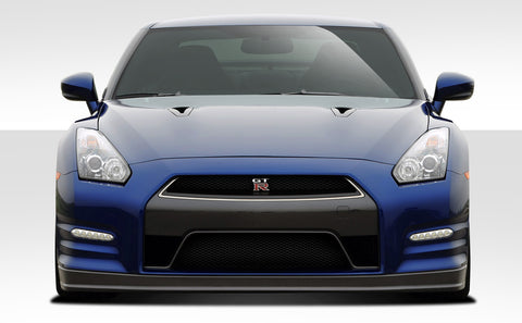 Extreme Dimensions 2009-2016 Nissan GT-R R35 Duraflex OEM Facelift Look Conversion Front Bumper Cover - 1 Piece