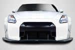 Extreme Dimensions 2009-2016 Nissan GT-R R35 Carbon Creations LBW Front Splitter - 1 Piece