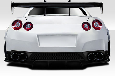 Extreme Dimensions 2009-2016 Nissan GT-R R35 Duraflex LBW Rear Diffuser / Splitters - 3 Piece