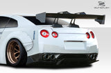 Extreme Dimensions 2009-2016 Nissan GT-R R35 Duraflex LBW Rear Diffuser / Splitters - 3 Piece