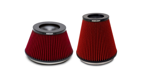 Vibrant Performance Classic Air Filters for Bellmouth Velocity Stacks