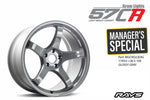 Rays Gram Lights 57CR (Gloss Grey) - 5x100 - 17x9 +38