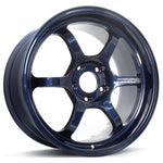 ADVAN RACING R6 - 18X9.5 / +38 / 5X114.3 - RACING TITANIUM BLUE (4 Sets)