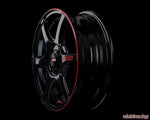 GramLights 57C6 Time Attack Wheel 15x5 4x100 43mm Black & Machining/E-pro Coat