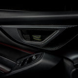 Billetworkz Alcantara Door Pull Strap Kit - Fits Subaru WRX/STI, BRZ, GR86, Crosstrek & More (2022+)