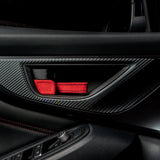 Billetworkz Alcantara Door Pull Strap Kit - Fits Subaru WRX/STI, BRZ, GR86, Crosstrek & More (2022+)