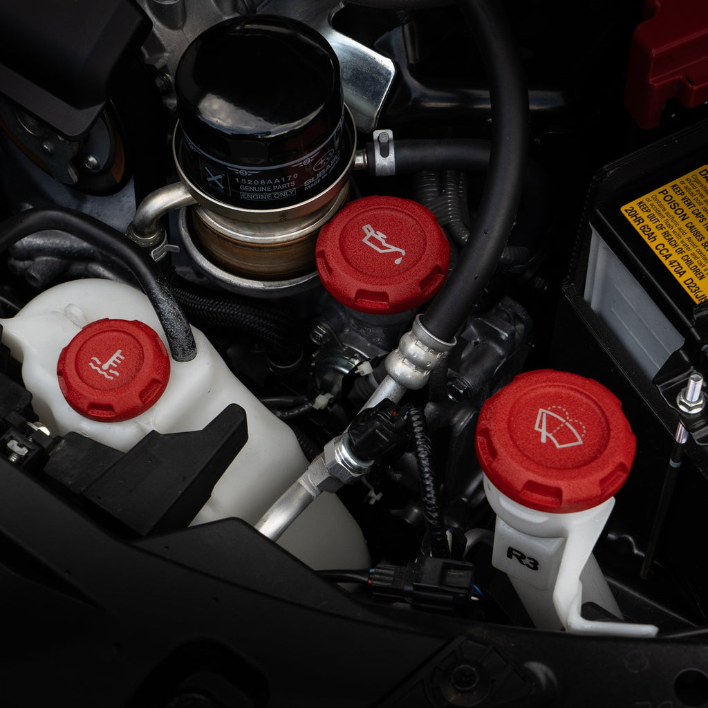 Engine Service Cap ENGINE BAY CAPS - ZERO SERIES - FLUID ENGRAVING - 2008-14 WRX/STI – Jen ...