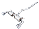 AWE Tuning AWE Touring Edition Exhaust for Subaru BRZ / Toyota GR86 / Toyota 86 -- Chrome Silver Tips