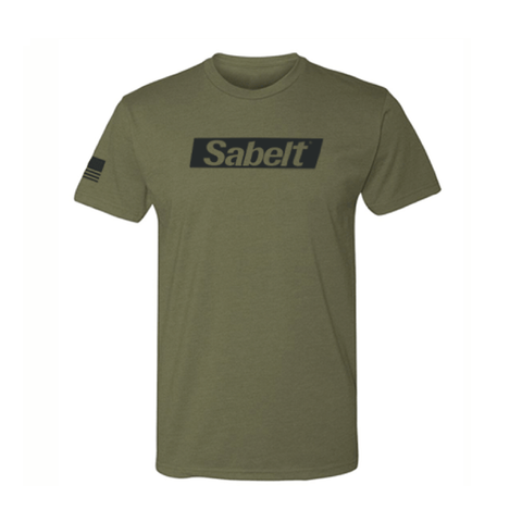 Sabelt America Logo Tee, Military Green