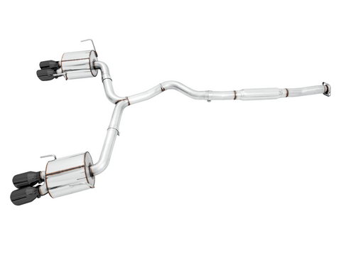 AWE Tuning AWE Touring Edition Exhaust for VA STI / GV WRX / GV STI Sedan - Diamond Black Quad Tips (102mm)