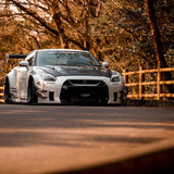 LIBERTY WALK LB-WORKS TYPE-II FRONT BUMPER W/ DIFFUSER FOR R35 NISSAN GT-R