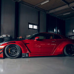 LIBERTY WALK LB-WORKS TYPE-II FRONT BUMPER W/ DIFFUSER FOR R35 NISSAN GT-R