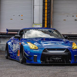 LIBERTY WALK LB-WORKS TYPE-II FRONT BUMPER W/ DIFFUSER FOR R35 NISSAN GT-R