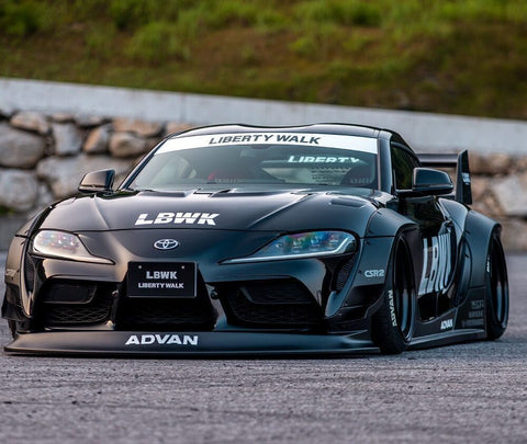 LIBERTY WALK LB-WORKS FRONT DIFFUSER W/ CANARDS FOR A90 TOYOTA SUPRA