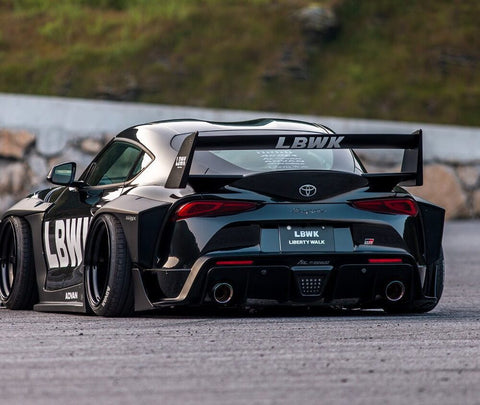 LIBERTY WALK LB-WORKS REAR DIFFUSER W/ SIDE FINS FOR A90 TOYOTA SUPRA