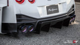 LB★SILHOUETTE WORKS GT 35GT-RR REAR DIFFUSER