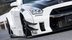 LB★WORKS NISSAN GT-R R35 TYPE 2 FRONT BUMPER & DIFFUSER