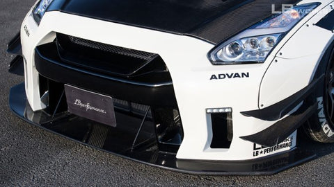LB★WORKS NISSAN GT-R R35 TYPE 2 FRONT BUMPER & DIFFUSER