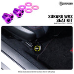 Dress Up Bolts Titanium Hardware Seat Kit - Subaru WRX (2022+)