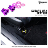 Dress Up Bolts Titanium Hardware Seat Kit - Subaru WRX (2022+)