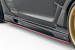 VARIS KAMIKAZE-R CIRCUIT VERSION SIDE SKIRT＋BRAKE DUCT SET FOR 2009-19 NISSAN GT-R [R35]