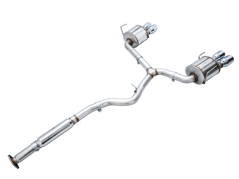 AWE Tuning AWE Touring Edition Exhaust for VB Subaru WRX - Chrome Silver Tips