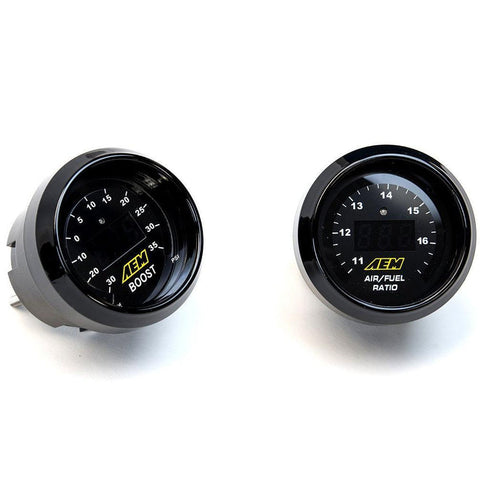 AEM Gauges | 52mm UEGO WideBand A/F Ratio + Turbo Boost