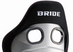 Bride STRADIA III Low Max Reclinable Seat Silver FRP Shell w/ Black Fabric and Low Cushion