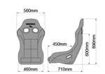 Bride ZETA IV Low Max Seat w/ Black Carbon Super Aramid Shell and Black Fabric