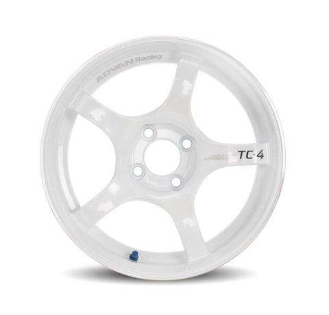 Advan TC4 18x9.5 +38 5-120 Racing White Wheel - YAD8J38WW