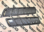 Road Rage RR-43 Vacuum Honeycomb Carbon Hood Vent Heat Extractor Set