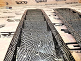 Road Rage RR-43 Vacuum Honeycomb Carbon Hood Vent Heat Extractor Set