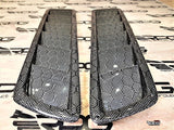 Road Rage RR-43 Vacuum Honeycomb Carbon Hood Vent Heat Extractor Set