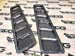 Road Rage RR-43 Vacuum Honeycomb Carbon Hood Vent Heat Extractor Set