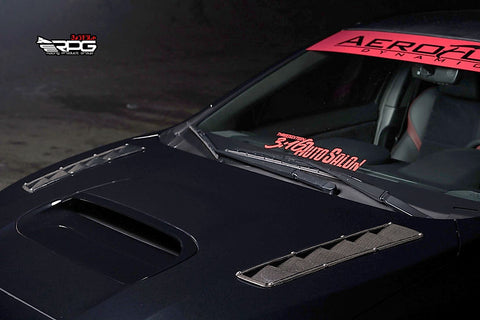 Road Rage RR-50 Vacuum Form FRP Hood Vent Heat Extractor Set