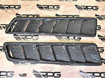 Road Rage RR-43 Vacuum Honeycomb Carbon Hood Vent Heat Extractor Set