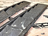 Road Rage RR-43 Vacuum Honeycomb Carbon Hood Vent Heat Extractor Set