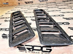 Road Rage RR-43 Vacuum Honeycomb Carbon Hood Vent Heat Extractor Set
