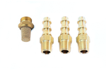 BARB FITTINGS AND BREATHER FILTER FOR 4 PORT BOOST CONTROL SOLENOID