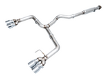 AWE Tuning AWE Track Edition Exhaust for VB Subaru WRX - Chrome Silver