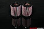 Boost Logic High Flow Air Filters with Dual Cone Inlet (Pair of 2 Filters)